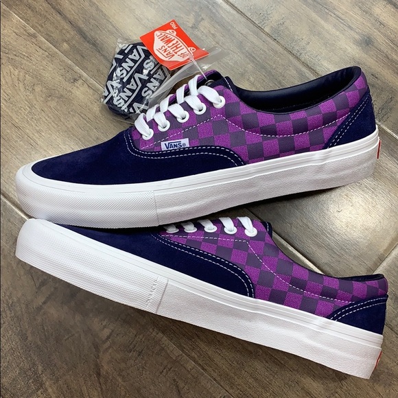 Vans | Shoes | Vans Era Pro Baker Kaderpurple Checkerboard Mens | Poshmark